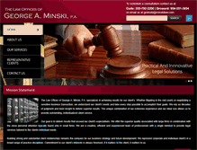 Tablet Screenshot of minskilaw.com